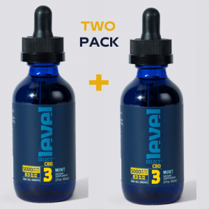 Two Pack Aceite sublingual Mint – 5000mg Level CBD