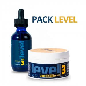 Pack Level: Aceite 2500mg Mint +  Crema CBD efecto frío 1800mg